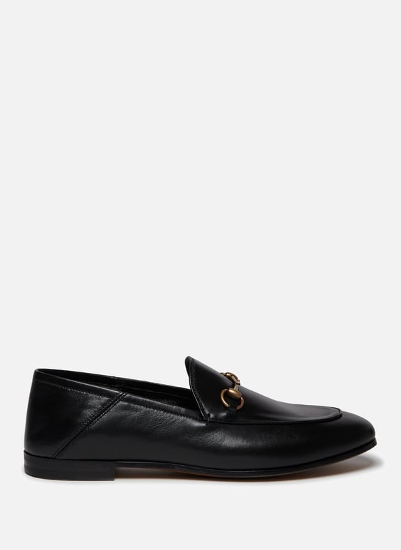 Moccasins with Horse Bit detail in leather Black by GUCCI GUCCI Moccasins with Horse Bit detail in leather Black