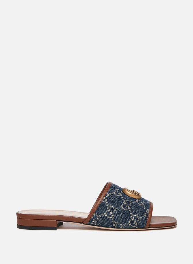 GG padded canvas mules GUCCI