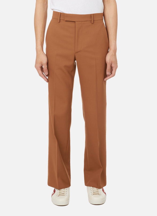 Flared wool-blend trousers GUCCI