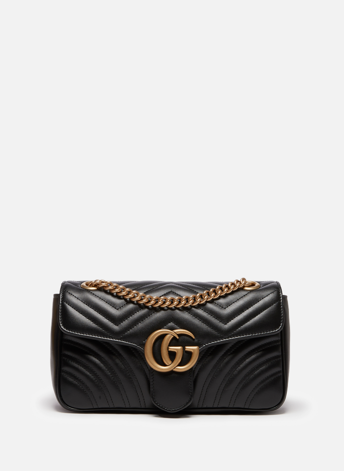 GG Marmont Small Leather Quilted Handbag  GUCCI