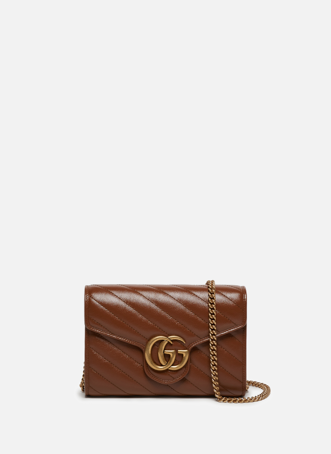 GG Marmont calfskin leather shoulder bag GUCCI