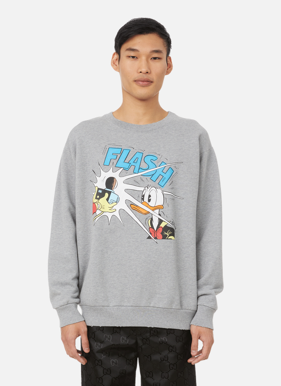 GUCCI Disney x Gucci Donald Duck sweatshirt Grey