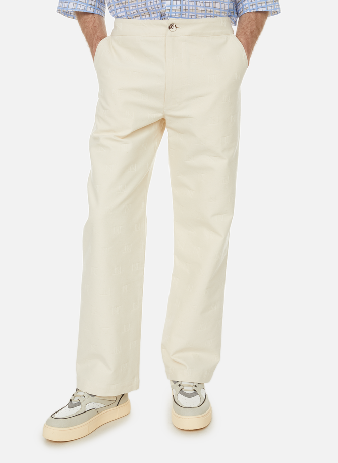 Eponyme loose-fitting cotton trousers GUNTHER