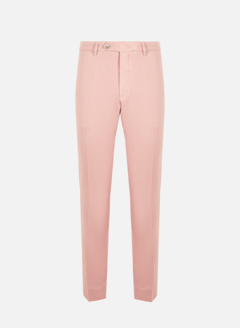 Pantalon chino en coton et lin PinkHACKETT 