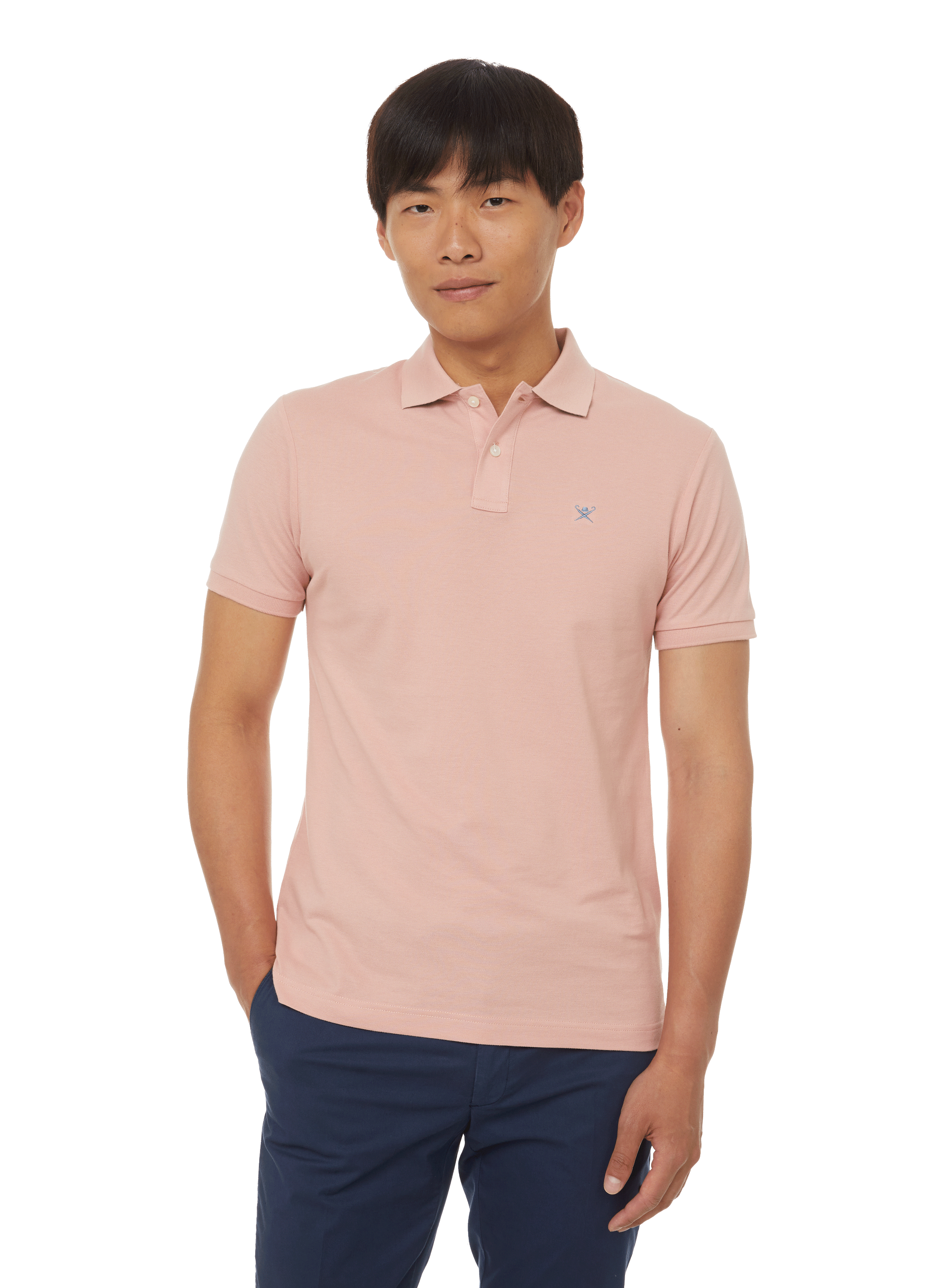 COTTON PIQUÉ LOGO POLO SHIRT - HACKETT 