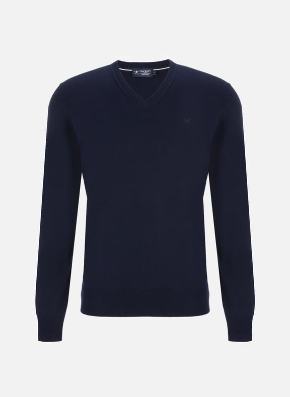 Cotton and linen jumper Blue by HACKETT HACKETT Cotton and linen jumper Blue