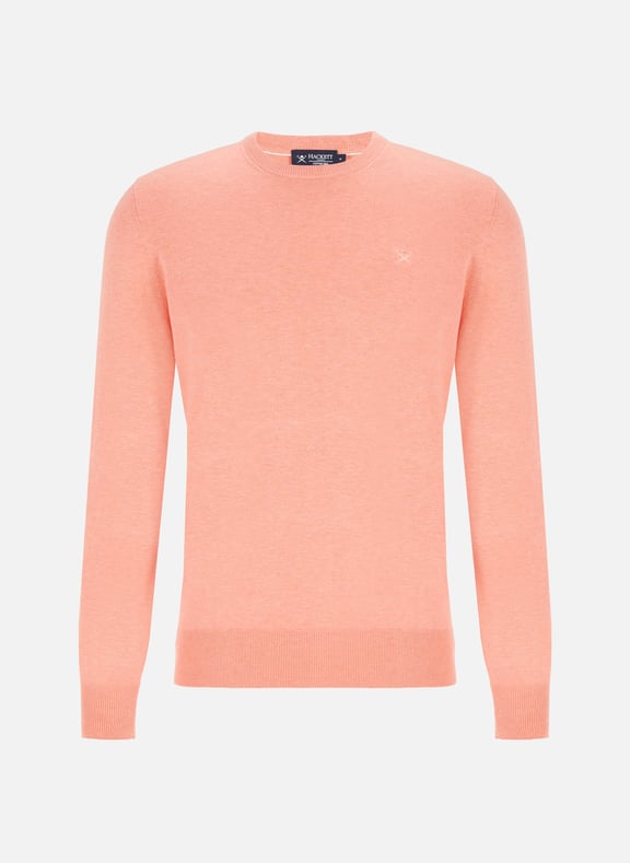 Cotton and linen jumper Pink by HACKETT HACKETT Cotton and linen jumper Pink
