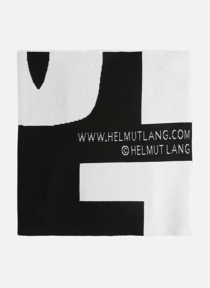 Wool logo scarf  HELMUT LANG