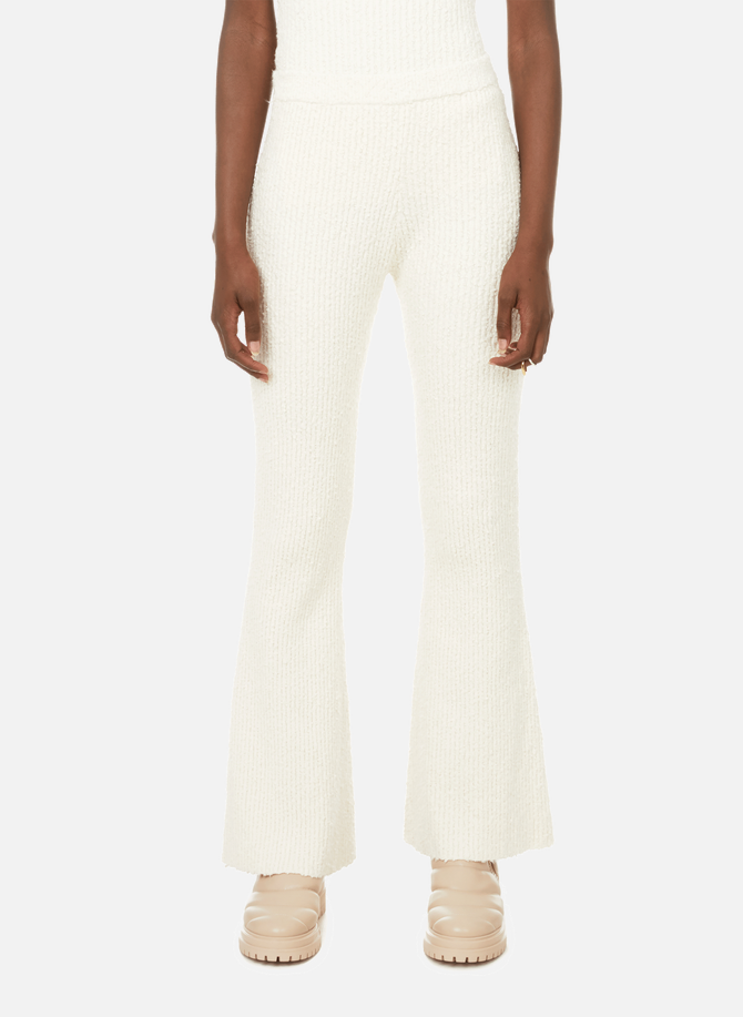 Mesh flared trousers HELMUT LANG