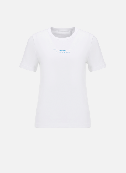 T-shirt U.S. Lang en coton WhiteHELMUT LANG 