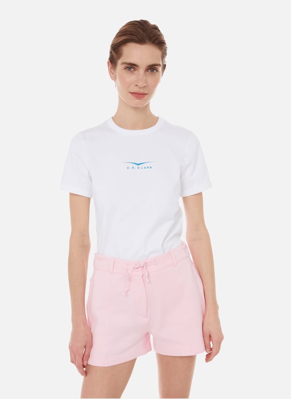 U.S. Lang cotton T-shirt White by HELMUT LANG HELMUT LANG U.S. Lang cotton T-shirt White