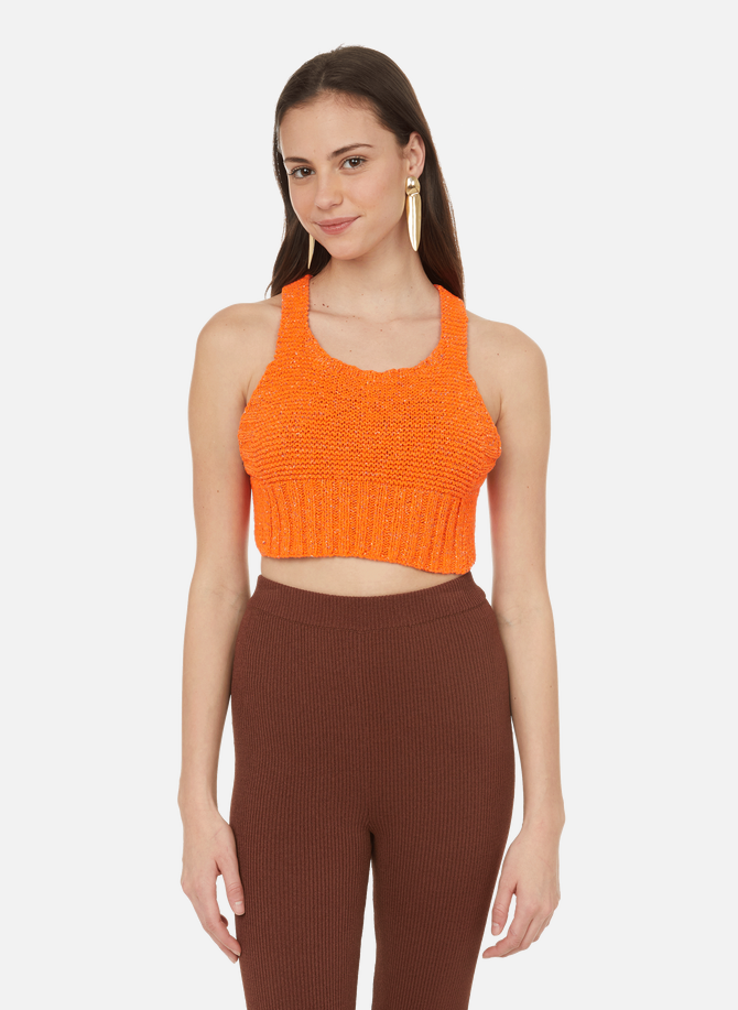 Knitted cropped top HELMUT LANG