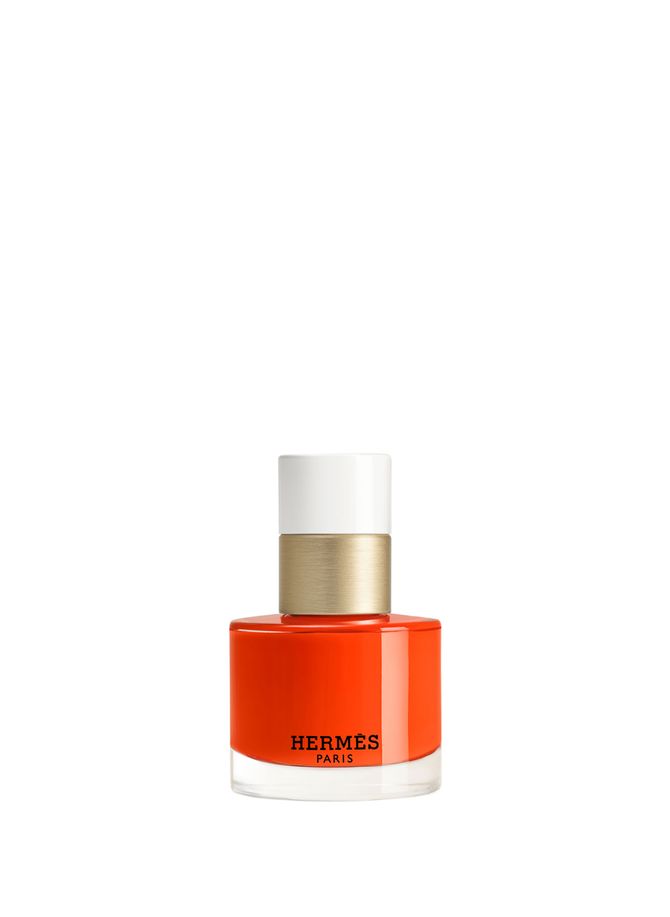 Les Mains Hermès Orange Poppy enamel nail polish HERMÈS