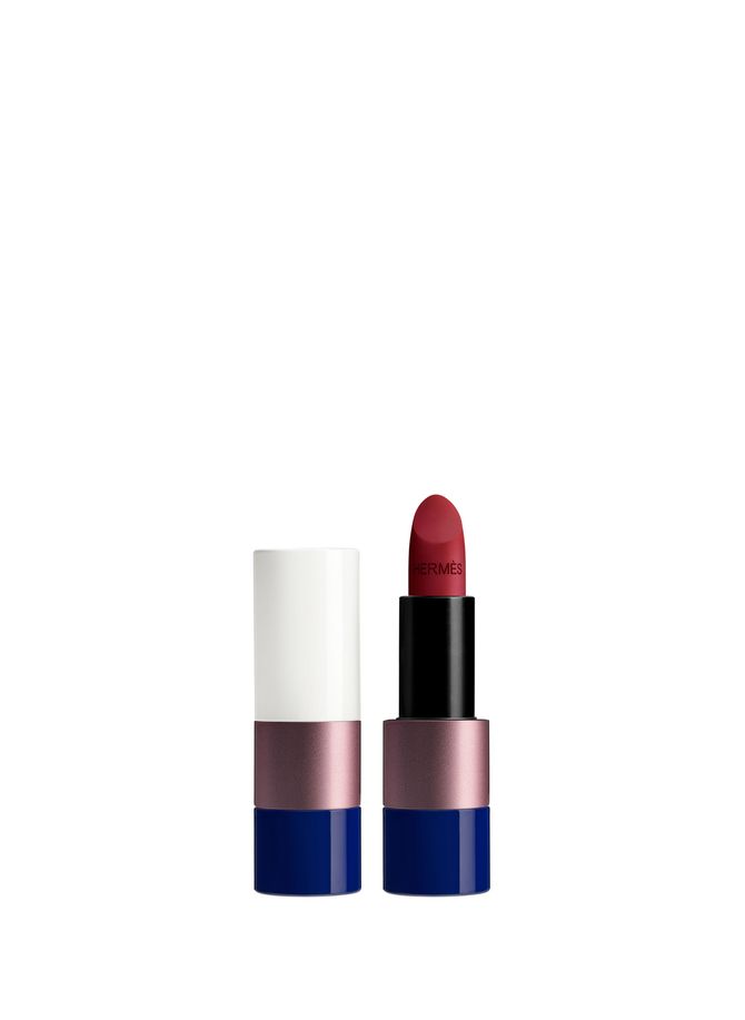 Rouge Hermès limited edition metallic matt lipstick, Rouge Grenat HERMÈS