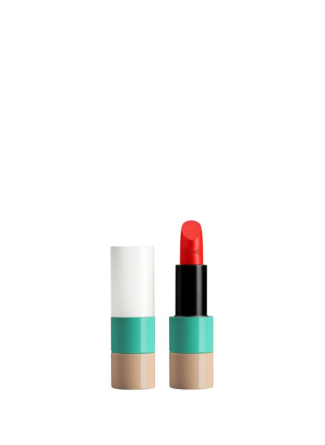 Rouge Hermès limited edition satin lipstick, Corail Aqua HERMÈS