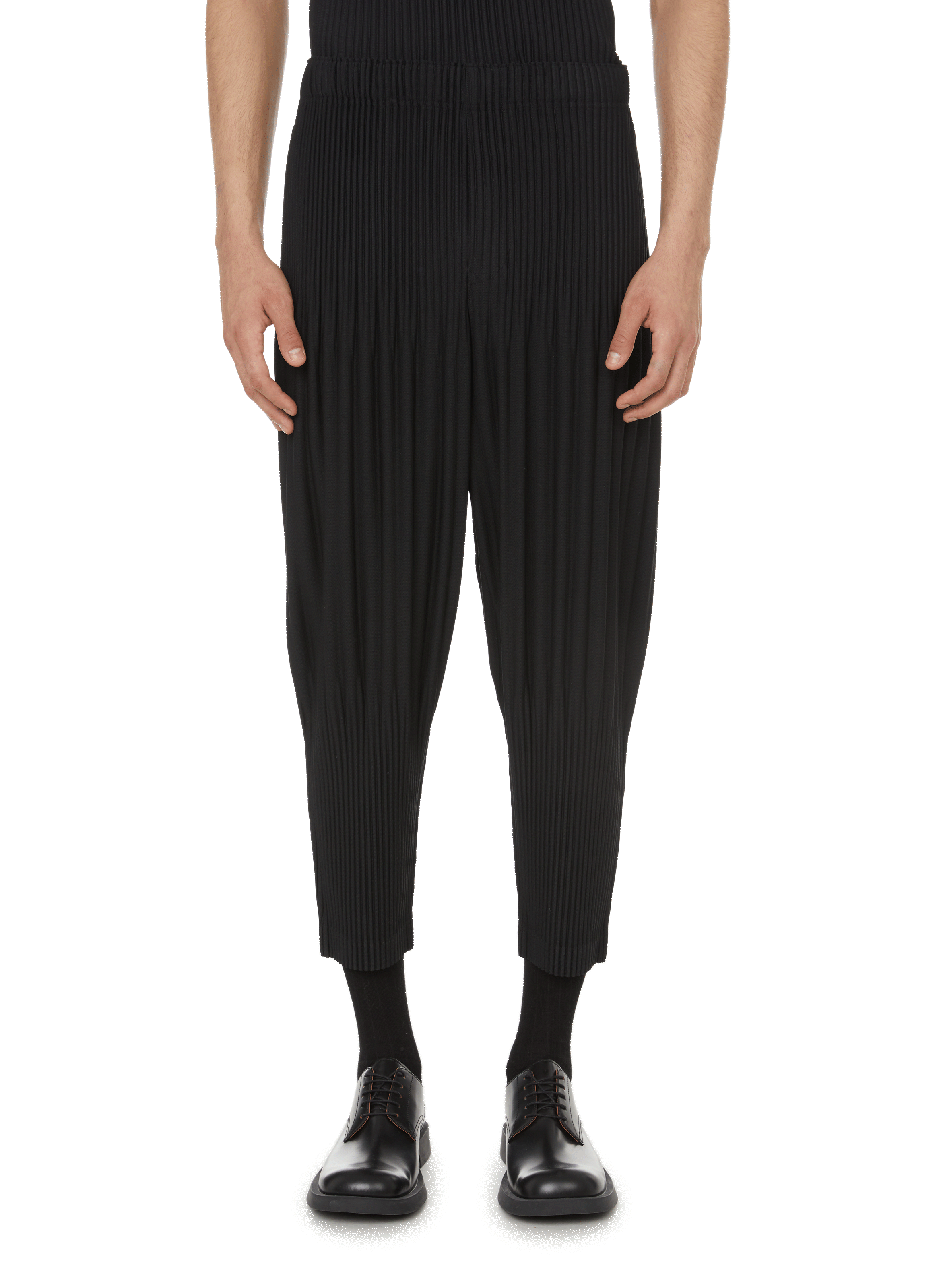 Homme Plissé Issey Miyake Pleated Tapered Trousers  Harrods US