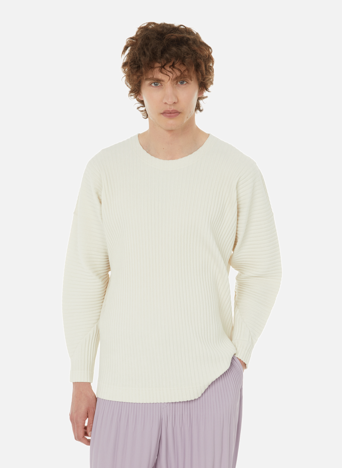 Oversized cotton-blend pleated jumper HOMME PLISSE ISSEY MIYAKE