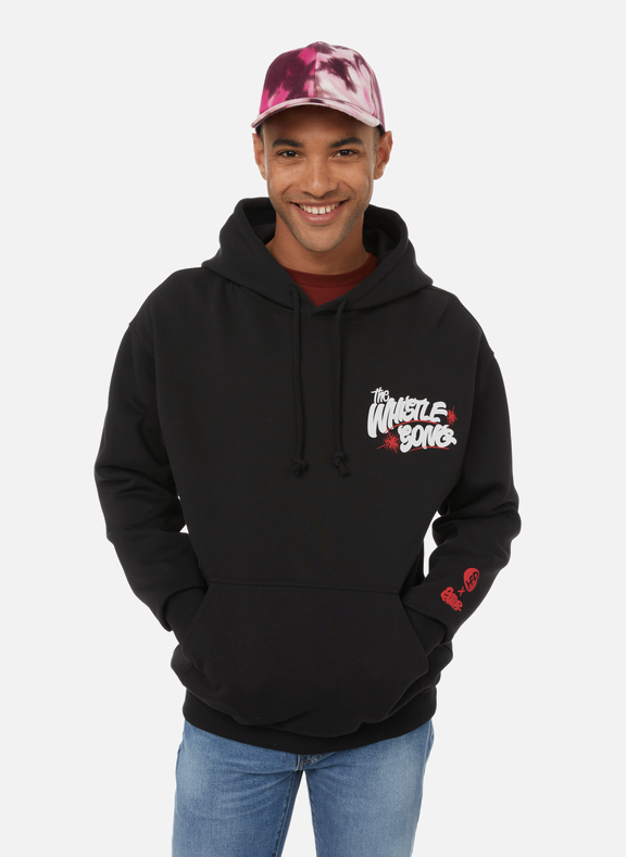 HONEY FUCKING DIJON Cotton hoodie with logo Black