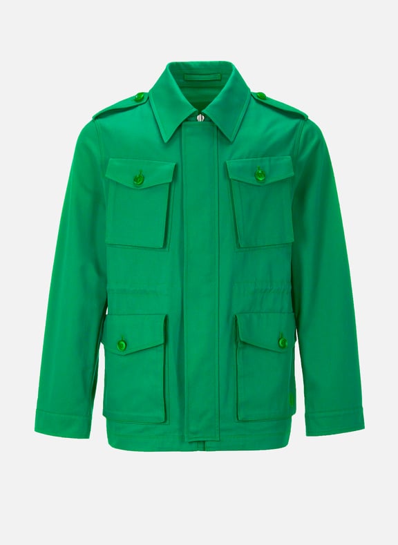 Cotton cargo jacket Green by HONEY FUCKING DIJON HONEY FUCKING DIJON Cotton cargo jacket Green