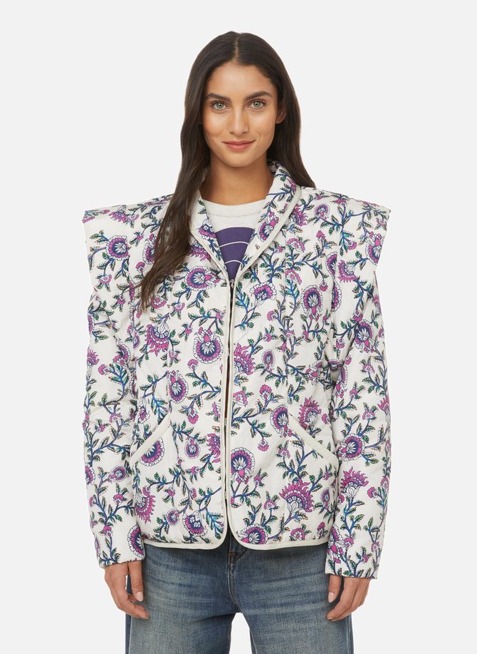 Down jacket with floral detail ISABEL MARANT