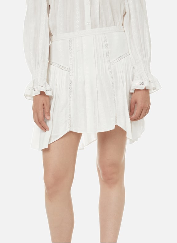 Jorena cotton gauze skirt White by ISABEL MARANT ISABEL MARANT Jorena cotton gauze skirt White