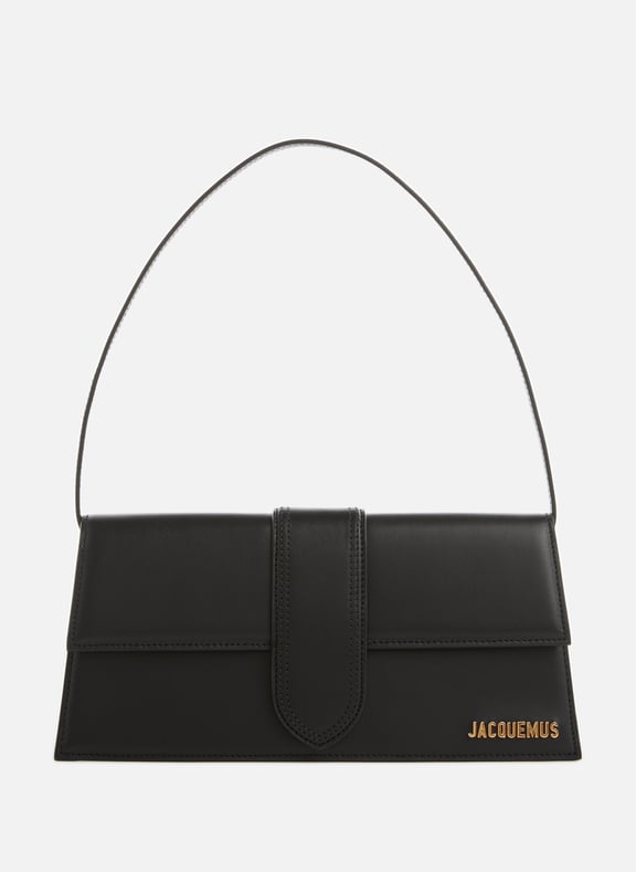 Le Bambino Long leather bag Black by JACQUEMUS JACQUEMUS Le Bambino Long leather bag Black