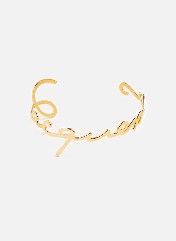 JACQUEMUS Le Bracelet Signature bangle Golden