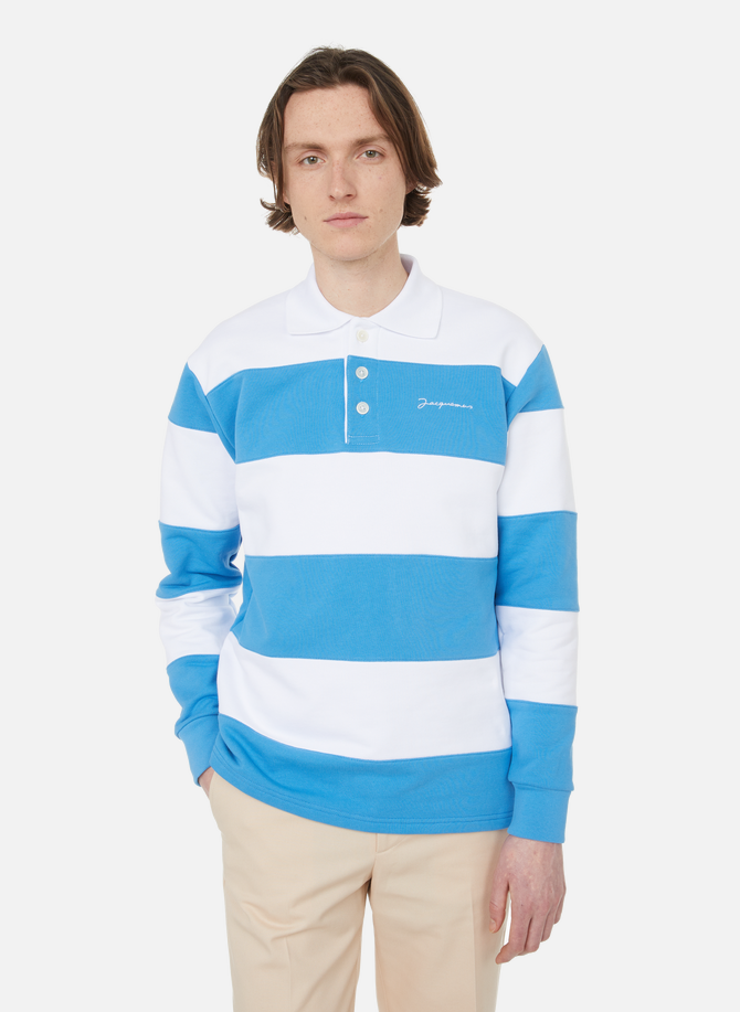 Le Polo Rayures cotton-blend shirt JACQUEMUS