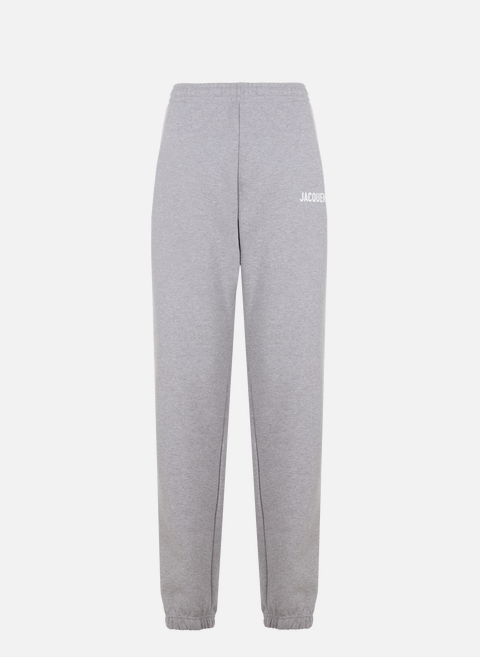 Pantalon de jogging en coton GreyJACQUEMUS 