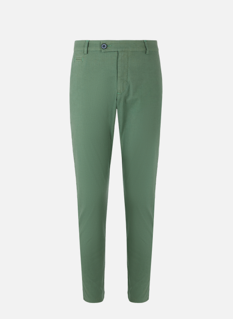 Pantalon en coton GreenJAGVI RIVE GAUCHE 