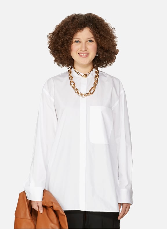 Cotton poplin Shirt White by JIL SANDER JIL SANDER Cotton poplin Shirt White