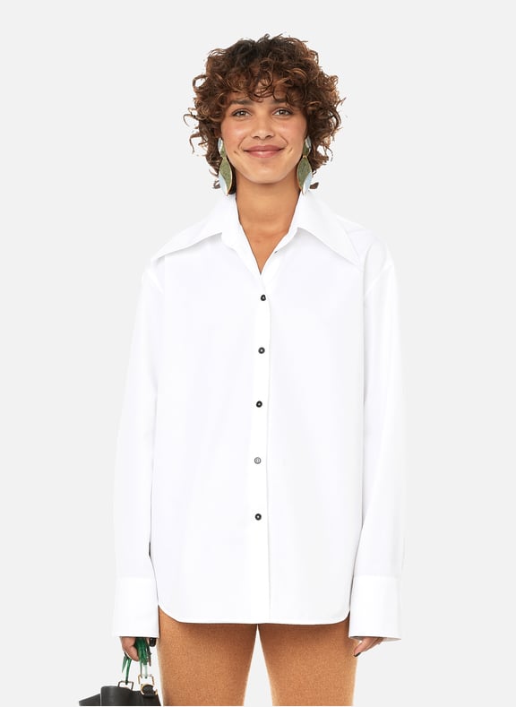 Organic cotton poplin shirt White by JIL SANDER JIL SANDER Organic cotton poplin shirt White
