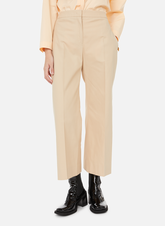 Straight cotton trousers JIL SANDER