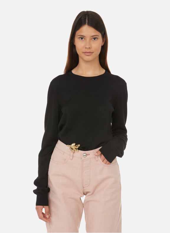 Virgin wool jumper Black by JIL SANDER JIL SANDER Virgin wool jumper Black