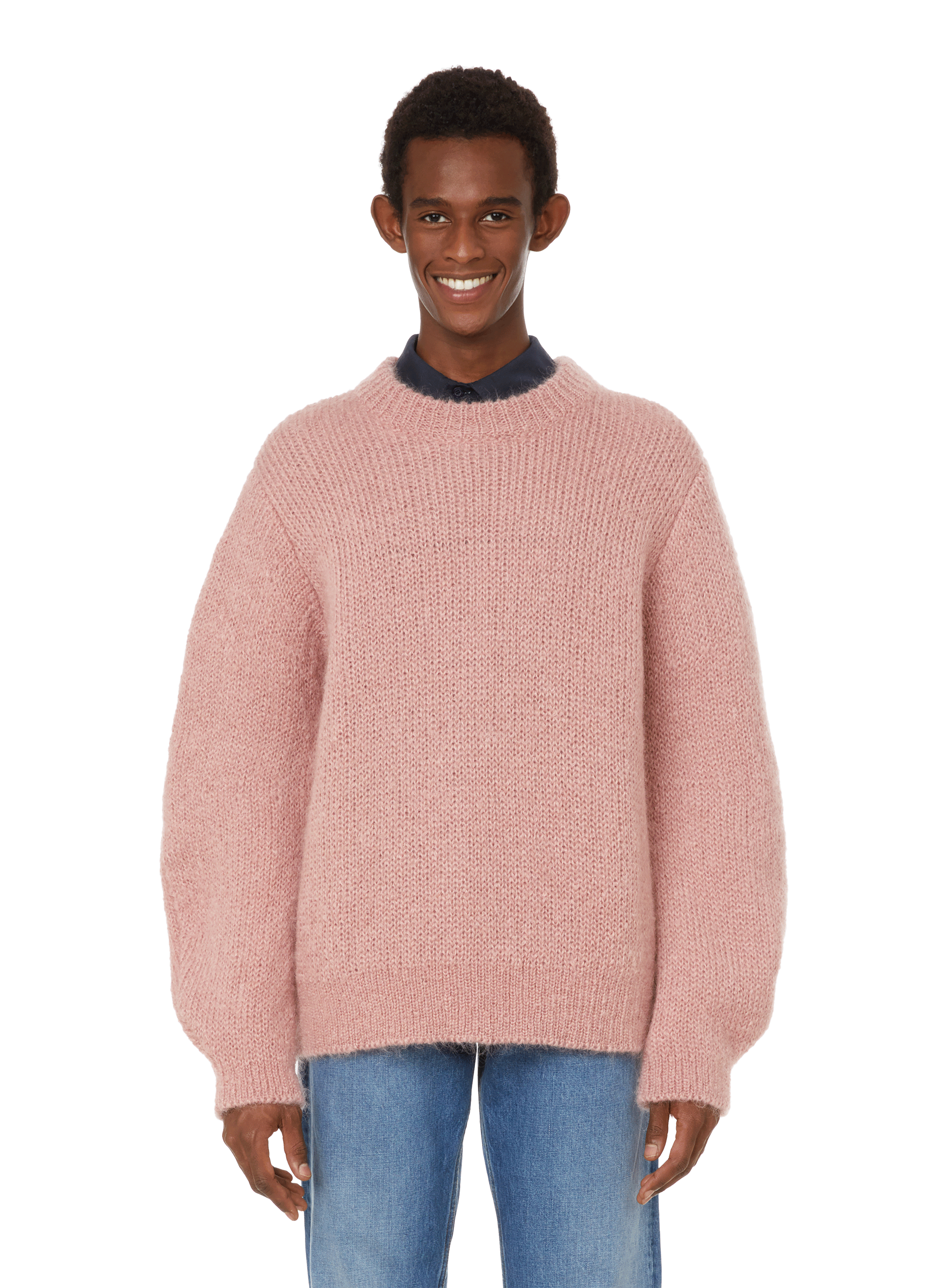 pink mohair jumper