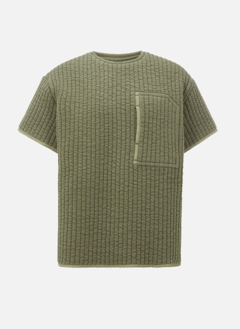 T-shirt matelassé en coton mélangé GreenJIL SANDER 