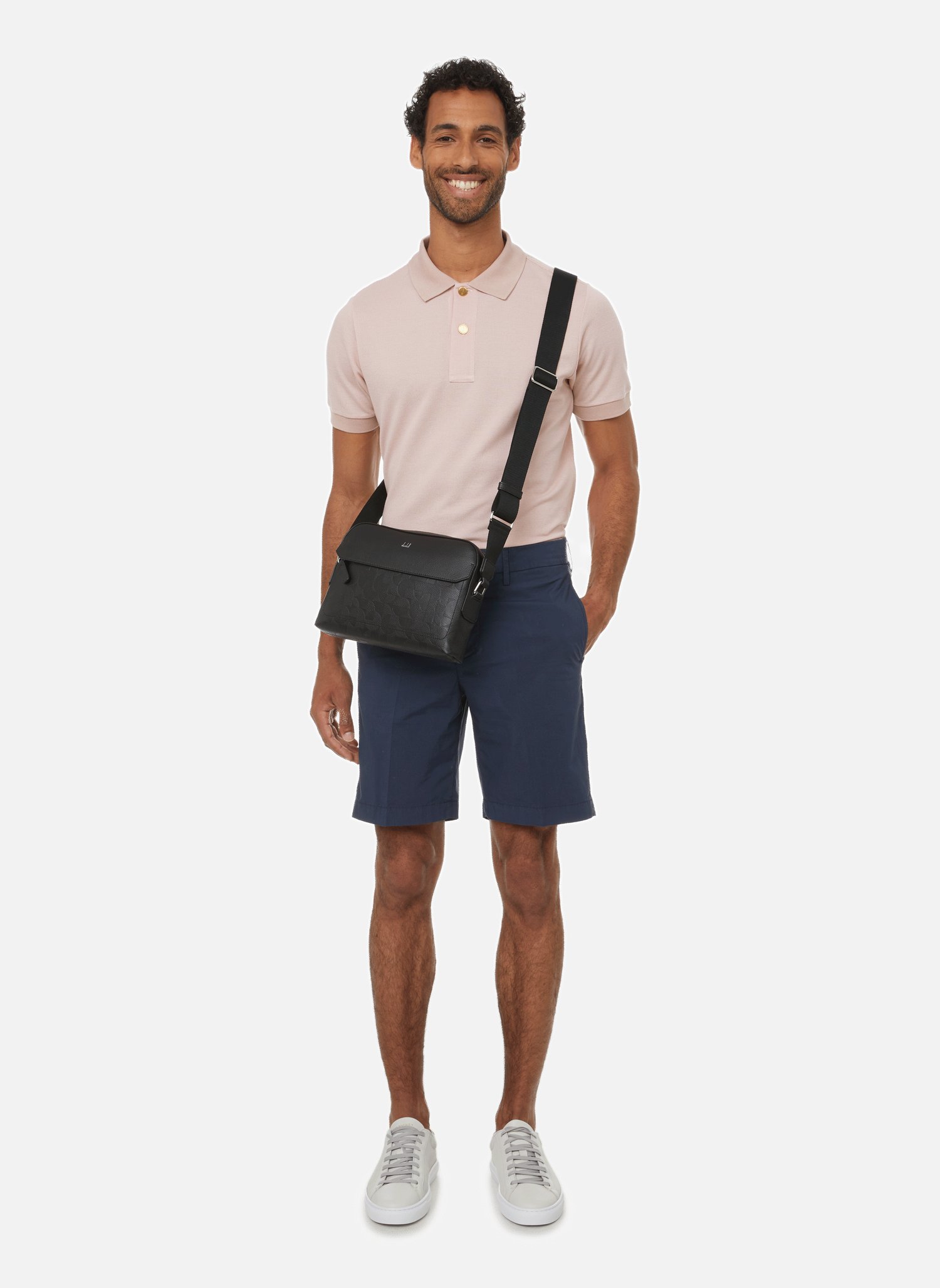 DUNHILL Leather shoulder bag - Black
