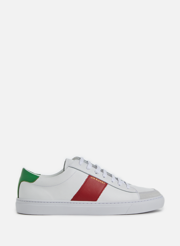 JIM RICKEY Vision leather sneakers White