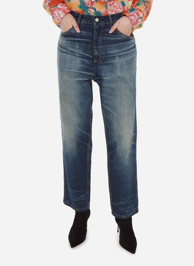 Faded cotton denim jeans JUNYA WATANABE
