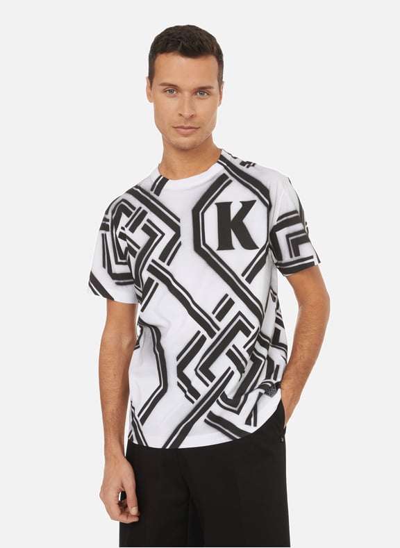 Cotton T-shirt Multicolour by KOCHÉ KOCHÉ Cotton T-shirt Multicolour