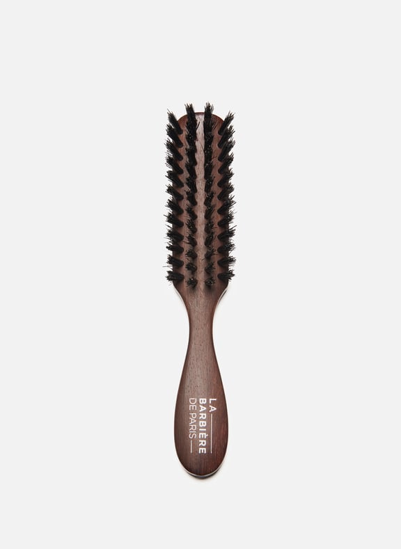 Beard Brush with Handle by LA BARBIERE DE PARIS LA BARBIERE DE PARIS Beard Brush with Handle