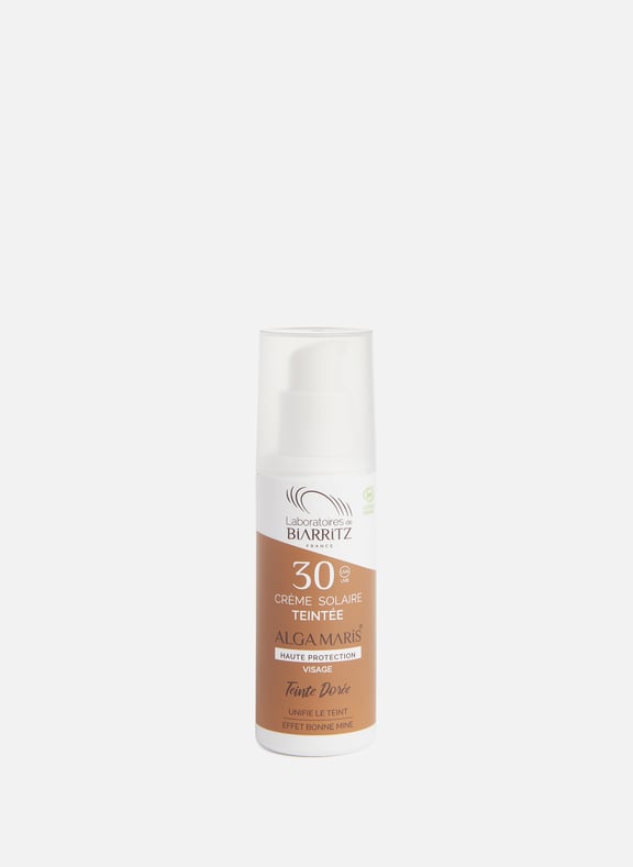 Alga Maris - SPF30 Tinted Face Sun Cream - Golden by LABORATOIRES DE BIARRITZ LABORATOIRES DE BIARRITZ Alga Maris - SPF30 Tinted Face Sun Cream - Golden