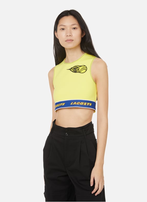 Fashion show capsule collection bra top Yellow by LACOSTE LACOSTE Fashion show capsule collection bra top Yellow
