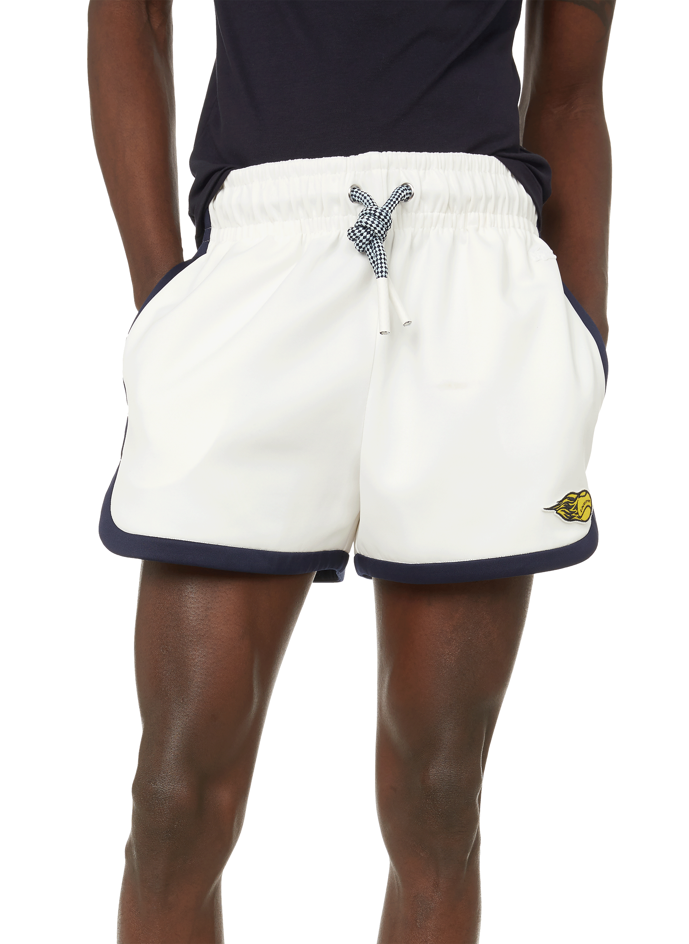 mens lacoste jogger shorts