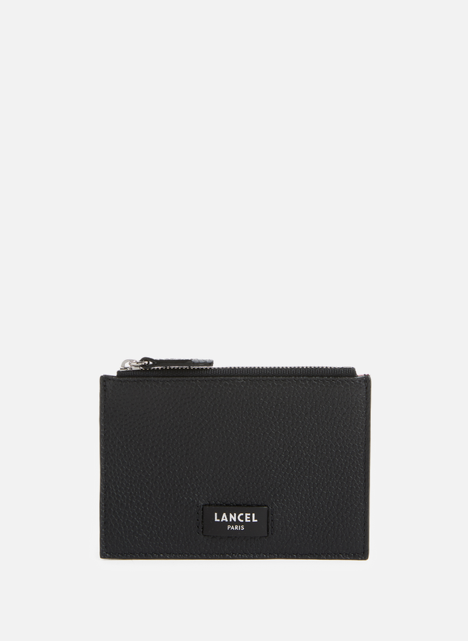 Ninon large leather zip-up card holder LANCEL