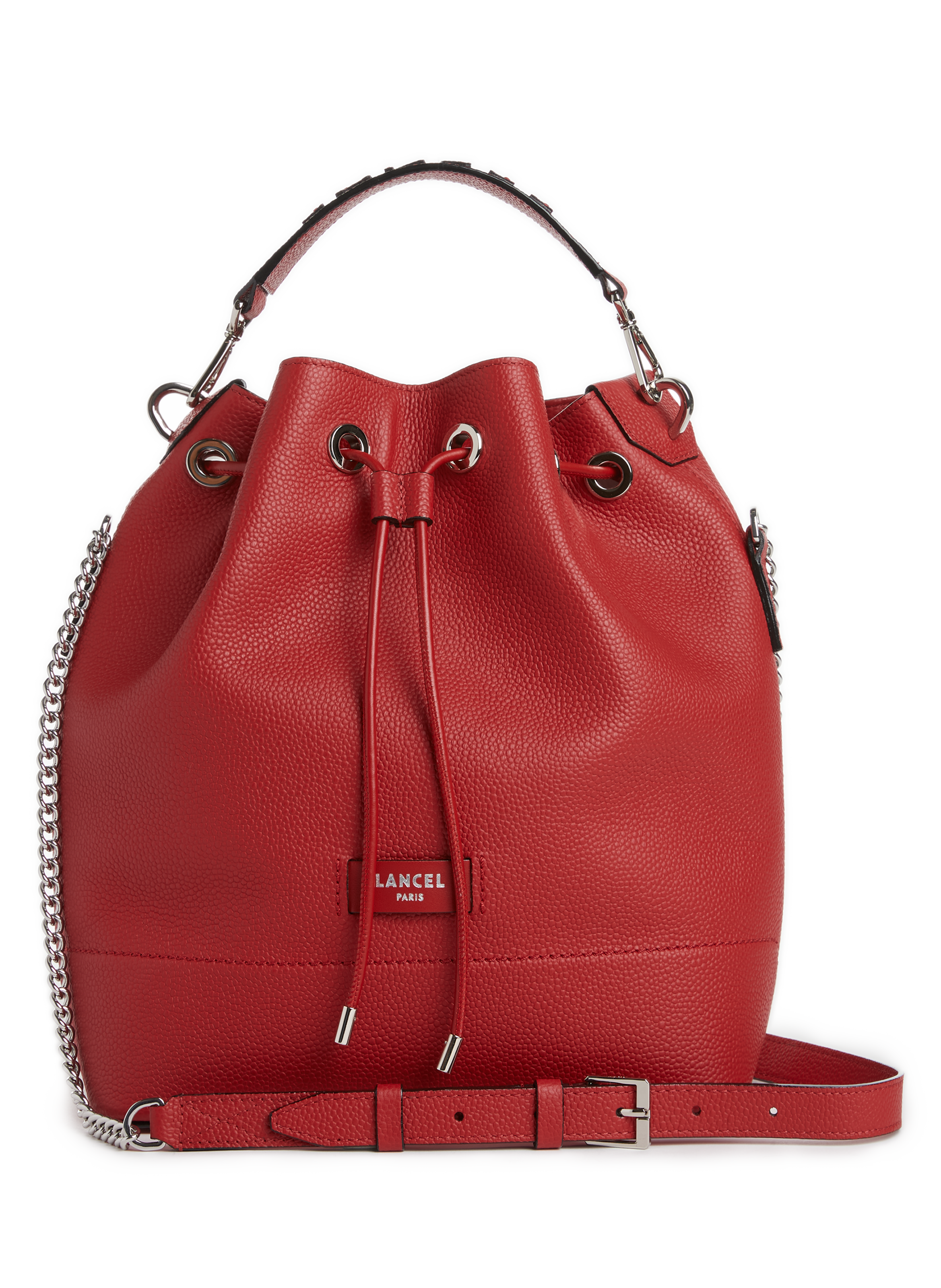 Handbag LANCEL Woman color Red