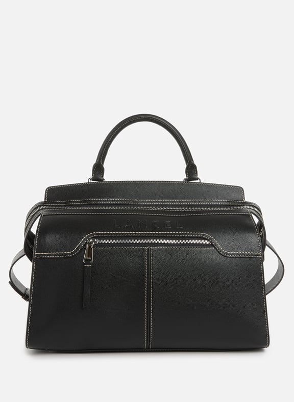 Inès leather handbag Black by LANCEL LANCEL Inès leather handbag Black