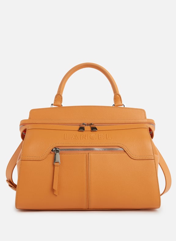 Inès leather handbag Orange by LANCEL LANCEL Inès leather handbag Orange