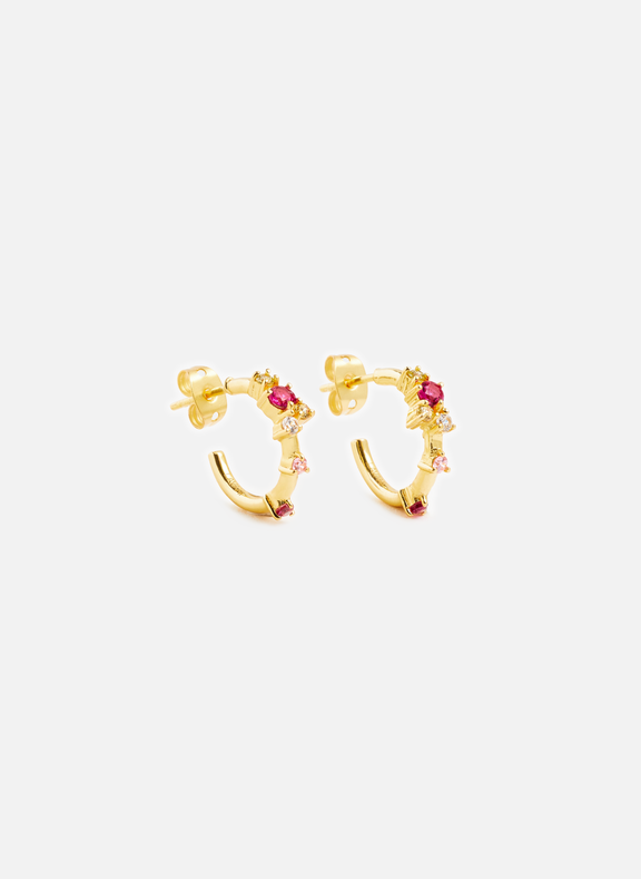 LAVANI JEWELS Orchid earrings Pink