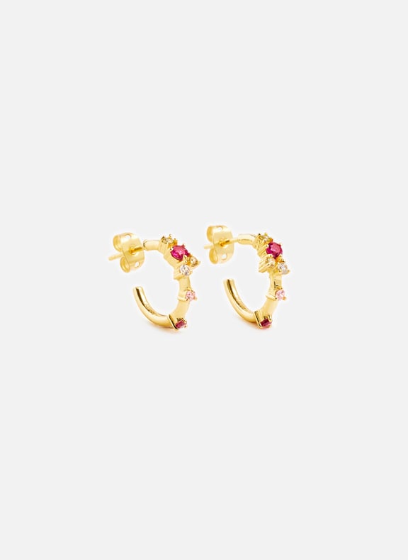 Orchid earrings Pink by LAVANI JEWELS LAVANI JEWELS Orchid earrings Pink